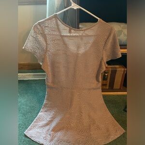 Sheer BKE short sleeve top from the buckle